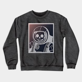 Skeleton Astronaut Dark Theme Crewneck Sweatshirt